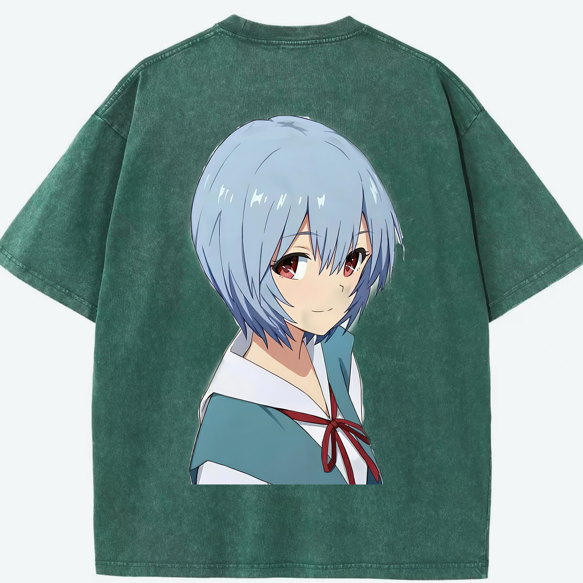 （画像用） EVA 新世紀エヴァンゲリオン 綿100% ヴィンテージ風 半袖Tシャツ（背面プリント）